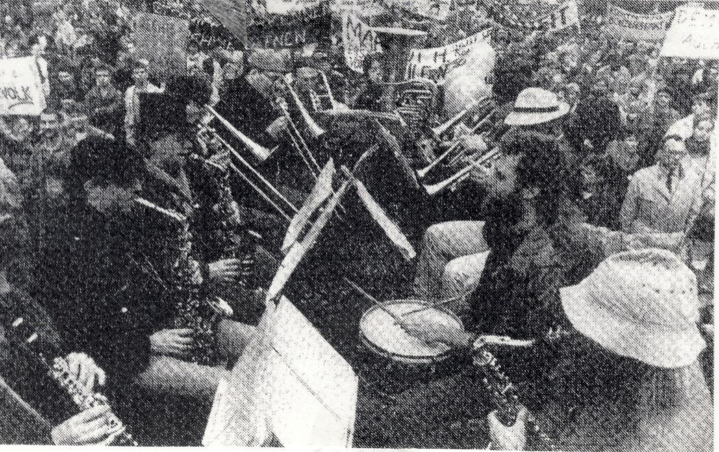 11/04/1989, Berlin Alexanderplatz, Demonstration before the Fall